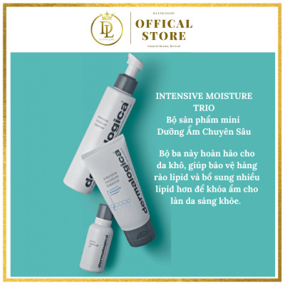 Bộ 3 Cấp Ẩm Chuyên Sâu dành cho làn da khô Dermalogica Intensive Moisture Trio Kit