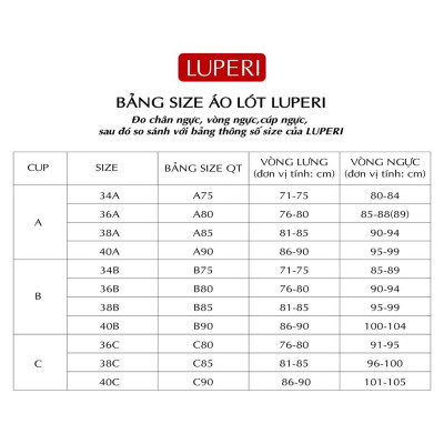 Áo Lót Nâng Ngực Nữ Không Gọng Cao Cấp LUPERI LU3AL864 Siêu Nâng Quả Đắp Ren Phù Hợp Cho Nàng Ngực Nhỏ Và Vừa