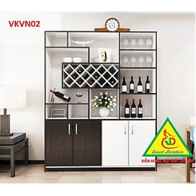 Tủ kệ trang trí kiêm vách ngăn VKVN02