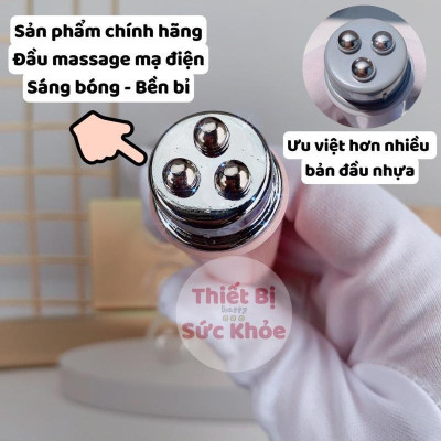 Máy Massage Thẩm Mỹ Chuyên Dụng Cho Da Mặt Mắt Môi Làm Săn Chắc Cơ Chống Lão Hóa Giảm Thâm Quầng (Hàng Chính Hãng)