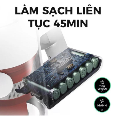 Günter & Hauer Máy Hút Bụi Cầm Tay Máy Hút Bụi Không Dây Sạc Điện 4 Trong 1 Đầu Chổi Một Máy Đa Năng V16 - Hàng chính hãng