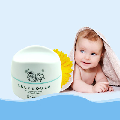 Kem dưỡng ẩm da mặt và Body trẻ em Pororo Calendula Hàn Quốc 50g