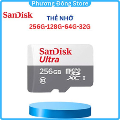 Thẻ Nhớ microSDHC SanDisk Ultra 32GB UHS-I - 100MB/s (New 2020) - Hàng Nhập Khẩu
