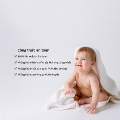 SỮA TẮM VÀ GỘI DỊU NHẸ CHO BÉ TỪ SƠ SINH CHIẾT XUẤT TỪ RAU MÁ KU-PLUS KU1151 - 500ML