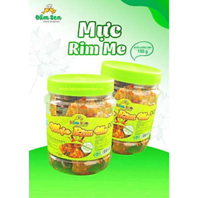 Đặc Sản Bình Thuận  - [Ocop] Mực Rim Me Đầm Sen - 150G - Ocop 3 Sao