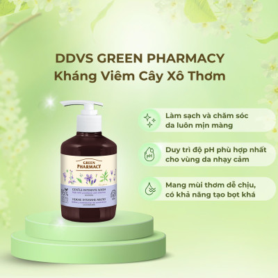Dung Dịch Vệ Sinh Phụ Nữ Zelenaya Apteka Cây Xô Thơm 370ml