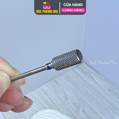 Đầu Mài Titan 3 Trong 1 Làm Nail M Xanh Phá F Đỏ Mịn, Vonfram Siêu Mịn Không Nóng Móng, Đầu Mài Wolfram Phá Gel Bột, Mài Da, Mài Khóe