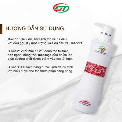 Dầu xả tóc Collagen phục hồi tóc hư tổn Cazoova 500ML & 780ML