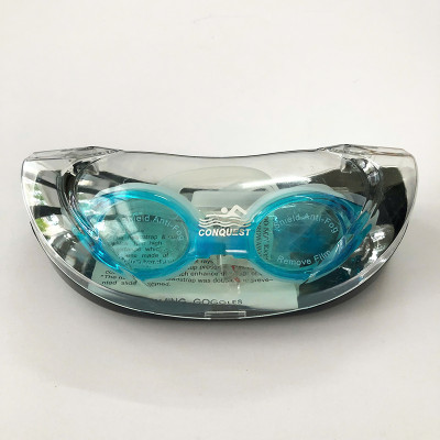 Kính Bơi Người Lớn ConQuest Chống Sương Mù Chống Tia UV - Xanh Dương Nhạt