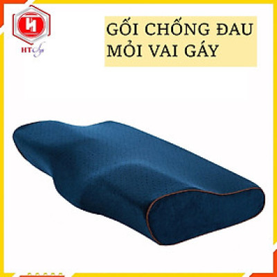 Gối cao su non Memory Foam Pillow công nghệ Nhật Bản -HT SYS- Giúp Ngủ Nhanh - Chống thoái hoá đốt sống cổ - [ Hàng Nhập Khẩu ]