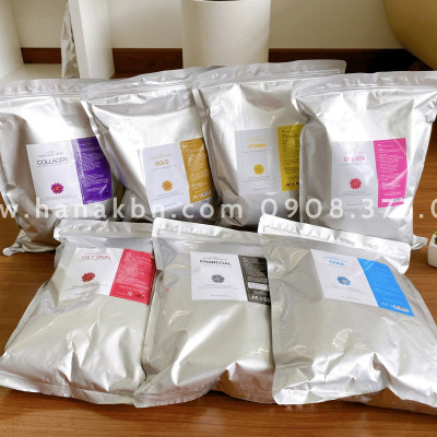 Bột Mặt Nạ Dẻo Than Hoạt Tính Sạch Lỗ Chân Lông Bã Nhờn ADEL Hàn Quốc 1kg