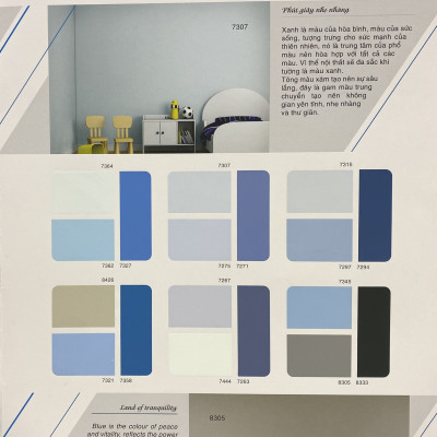 Sơn phào chỉ trong và ngoài nhà Toa 4 Seasons Tropic Shield màu C- 8766 _1L