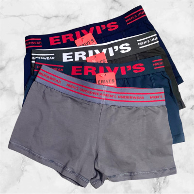 Quần Lót Đùi Nam Boxer Cotton Lưng To Erivi’s 045 – Êm Ái, Thoáng Khí, Chuẩn Men