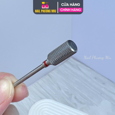 Đầu Mài Titan 3 Trong 1 Làm Nail M Xanh Phá F Đỏ Mịn, Vonfram Siêu Mịn Không Nóng Móng, Đầu Mài Wolfram Phá Gel Bột, Mài Da, Mài Khóe