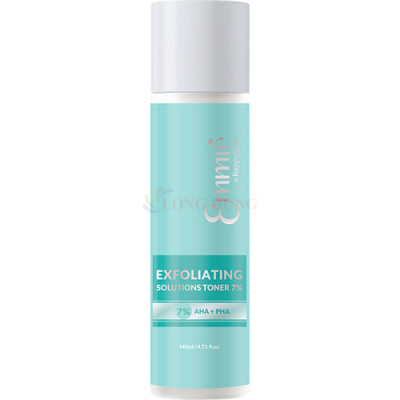 Dung dịch tẩy tế bào da chết Emmié By Happyskin Exfoliating Solutions Toner 7% AHA/BHA (140ml) - Hàng chính hãng