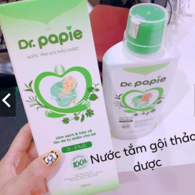 Nước Tắm Gội Thảo Dược Dr Papie