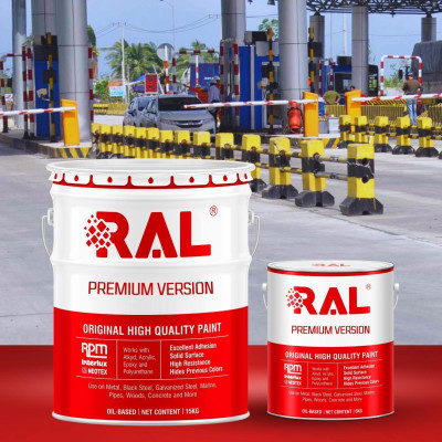 Sơn trạm giao thông Acylic (Lót+phủ) RAL RABOT - 5KG