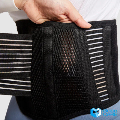 Đai Bảo Vệ Lưng Grace Care LB222 (Bản Cao ~15cm) – Thoáng Khí, Hỗ Trợ Đau Lưng, Thoát Vị Đĩa Đệm