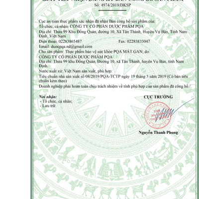 PQA Mát Gan hộp 10 ống gồm các thảo dược giúp thanh nhiệt giải độc, mát gan, giải độc gan, hạ men gan, tăng cường chức năng gan dùng trong các trường hợp suy giảm chức năng gan do uống nhiều thuốc tây, dùng nhiều bia rượu.