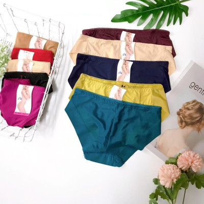 Combo 10 Quần Lót Nữ Trơn Beautiful Spring 5401 – Thun Lạnh Không Đường May, Siêu Mềm Mịn