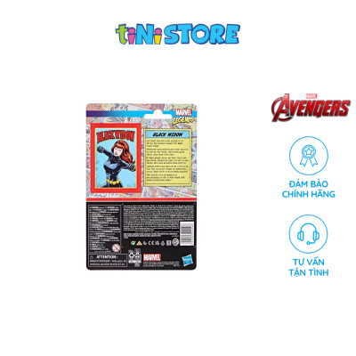 Đồ chơi siêu anh hùng Legends Retro Black Widow 9.5 cm Avengers F3818