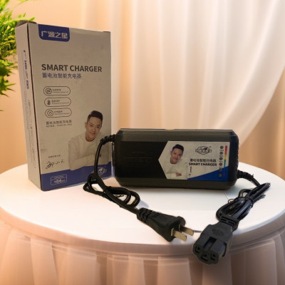 Sạc xe điện CHANGER, có vạch báo, thông số sạc rõ ràng, phù hợp với xe đạp điện và xe máy điện (lưu ý xem thông số chính xác phần mô tả)