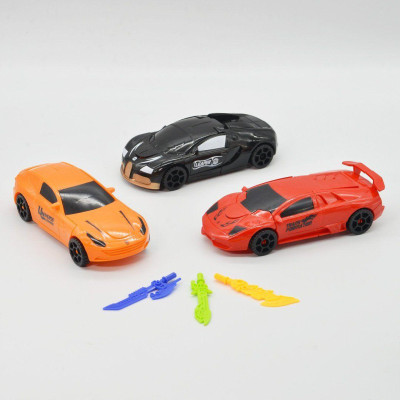 Bộ 3 Đồ Chơi Robot Biến Hình Siêu Xe - Biệt Đội Đỏ - Cresta DK81398