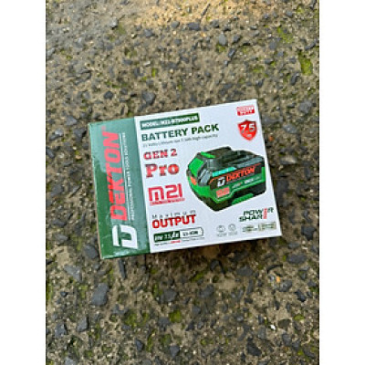 COMBO 1 PIN 7.5Ah DEKTON M21-B7500PLUS TẶNG 1 SẠC M21-S40PLUS DEKTON - KM_T8 -HÀNG CHÍNH HÃNG