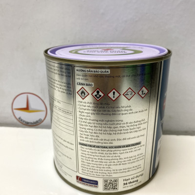 Sơn sắt mạ kẽm Toa 2 trong 1 màu đỏ 336 _ 800G