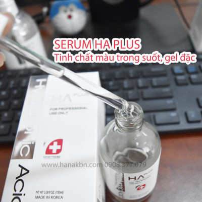[KHUYẾN MÃI] Serum HA Plus Dưỡng Ẩm Căng Bóng Giảm Nếp Nhăn Hyaluronic Acid AWAKETHECELL 100ml