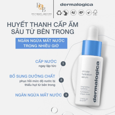 Tinh chất cấp ẩm CIRCULAR HYDRATION SERUM của Dermalogica - Dolly Beauty