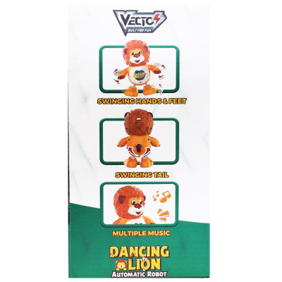Đồ Chơi Robot Tự Động - Sư Tử Vui Nhộn - Vecto VT9042C