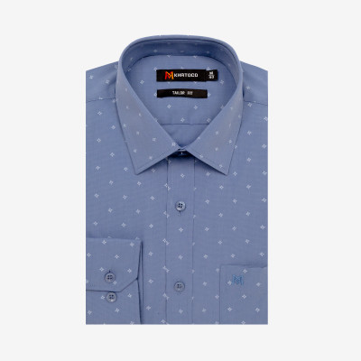 Áo sơ mi nam dài tay mã Khatoco A1MD498T1-CNIN765-2704-D