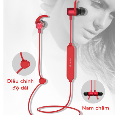 Tai nghe bluetooth Devia Lattice thể thao- Hàng chính hãng