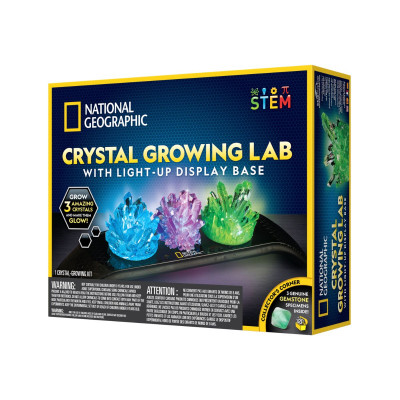 Đồ Chơi Bộ Thí Nghiệm Trồng Tinh Thể Với Đế Phát Sáng Nat Geo STEAM NGLITCRYSTALINT