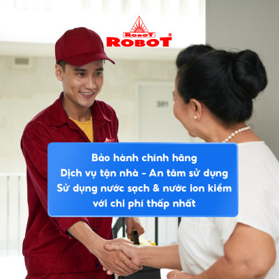 Máy Lọc Nước RO Hydrogen Kiềm Chức Năng Nóng Thông Minh Lạnh ROBOT HydroElite-9 - Hàng Chính Hãng 