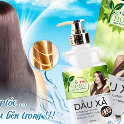Dầu Xả ECOHOME Kim Ngân Hương Nước Hoa Công Nghệ Sinh Học, Nuôi Dưỡng Tóc Chắc Khỏe Bên Trong 500ml