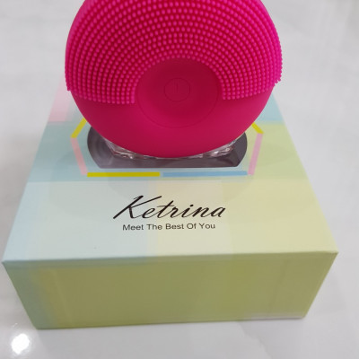 Máy Rửa Mặt Và Mát Xa Da Mặt KFA102 Ketrina Facial Cleansing Brush (Màu ngẫu nhiên) - Hàng Nhập Khẩu