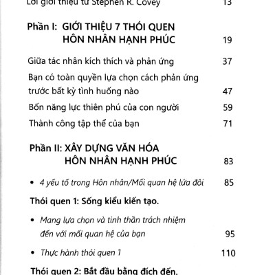 7 Thói Quen Hôn Nhân Hạnh Phúc - The 7 Habits Of Highly Effective Marriage