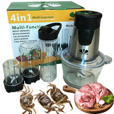 Máy xay đa năng VIAICOM V2A (4 trong 1) - Cối thủy tinh - Hàng chính hãng