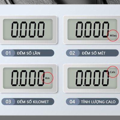 Dây nhảy thể thao lõi thép cao cấp Rhino J101 tự động đếm số, tích hợp đo calo, quãng đường - Dùng cho Muay | Boxing | Kickboxing - Hàng chính hãng