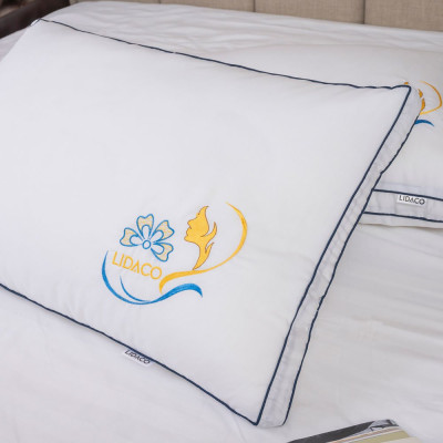 Ruột gối lông vũ nhân tạo microfiber LIDACO vỏ cotton 100% tiêu chuẩn 5 sao