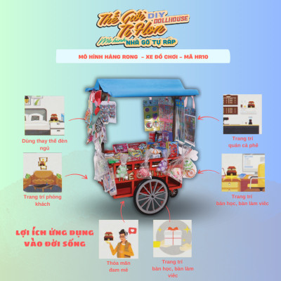 Mô Hình Sài Gòn Xưa Và Nay Thu Nhỏ - Thế Giới Tí Hon - Xe Đồ Chơi - HR10