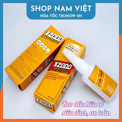Keo dán siêu dính X2000 (50g) dán gỗ, sắt, sứ, kim loại đa năng