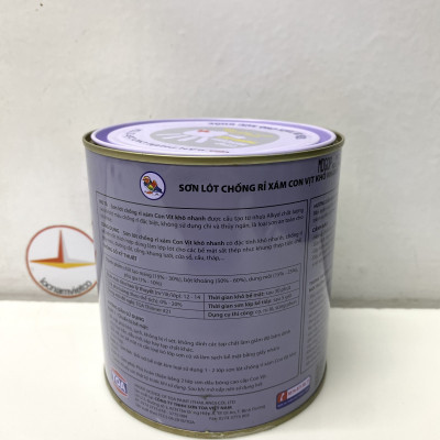 Sơn lót chống rỉ cao cấp TOA con Vịt màu xám 800ml _ MD GOP