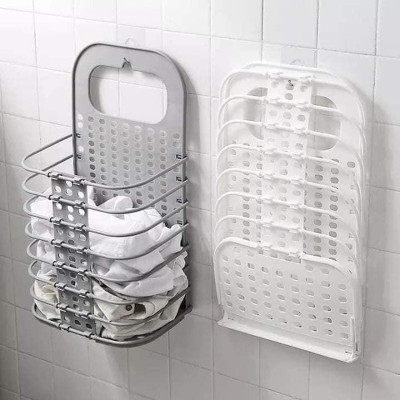 Giỏ đựng đồ gấp gọn thông minh Việt Nhật 3379 tặng móc dính trong,giỏ treo tường đựng quần áo đồ dùng nhà tắm