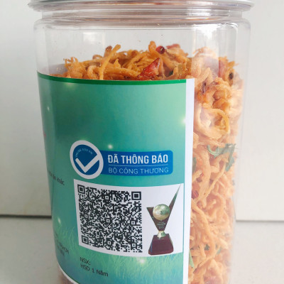 Khô gà xe lá chanh loại thượng hạng cay té lưởi (1kg)