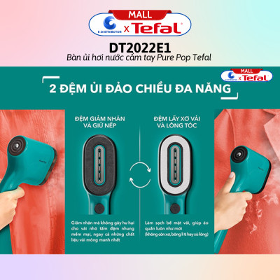 Bàn ủi hơi nước cầm tay Tefal DT2022E1 (Công suất 1300W) - Giao màu ngẫu nhiên - Hàng Chính Hãng - Bảo Hành 12 Tháng - Dung tích nhỏ gọn 70 ml