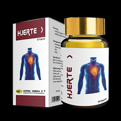 Norsk Hjerte - Omega 3 chuyên biệt cho tim khêm khỏe mạnh (Lọ 30 viên)