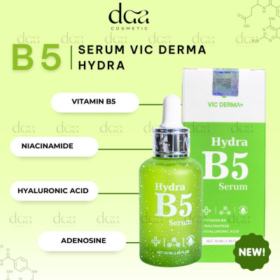 Serum Cấp Ẩm, Phục Hồi Vic Derma+ Hydra B5 50ml (Mẫu mới)
